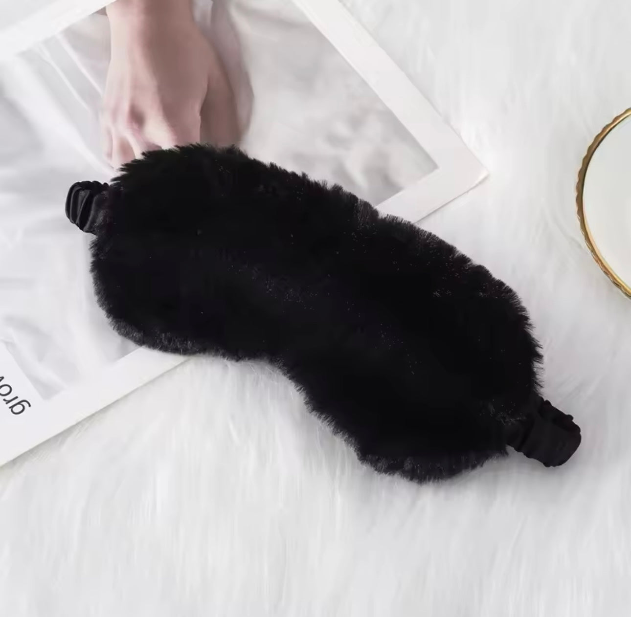 Faux Fur Sleep Mask