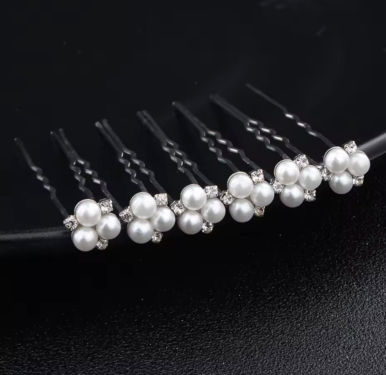 Baby’s Breath Hair Pins (Set of 6)