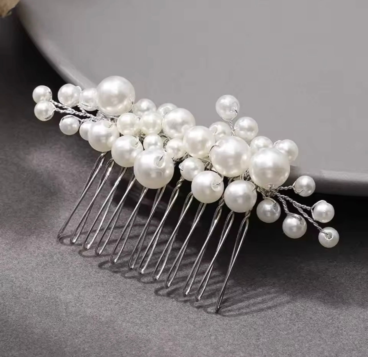 Pearl Hair Comb