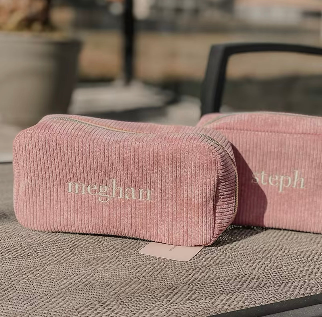 Embroidered Make Up Bag