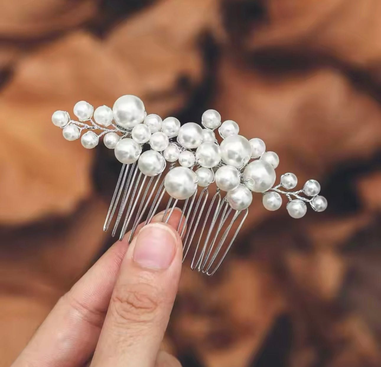 Pearl Hair Comb