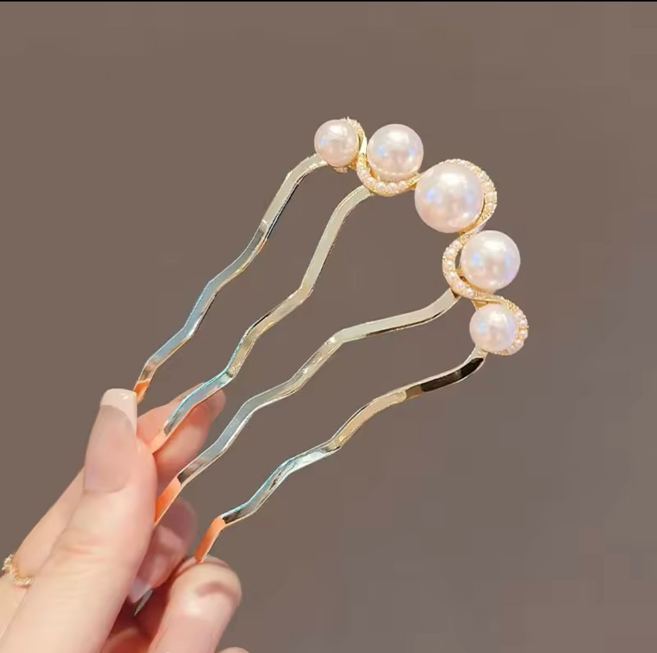 5 Pearl Hair Pin