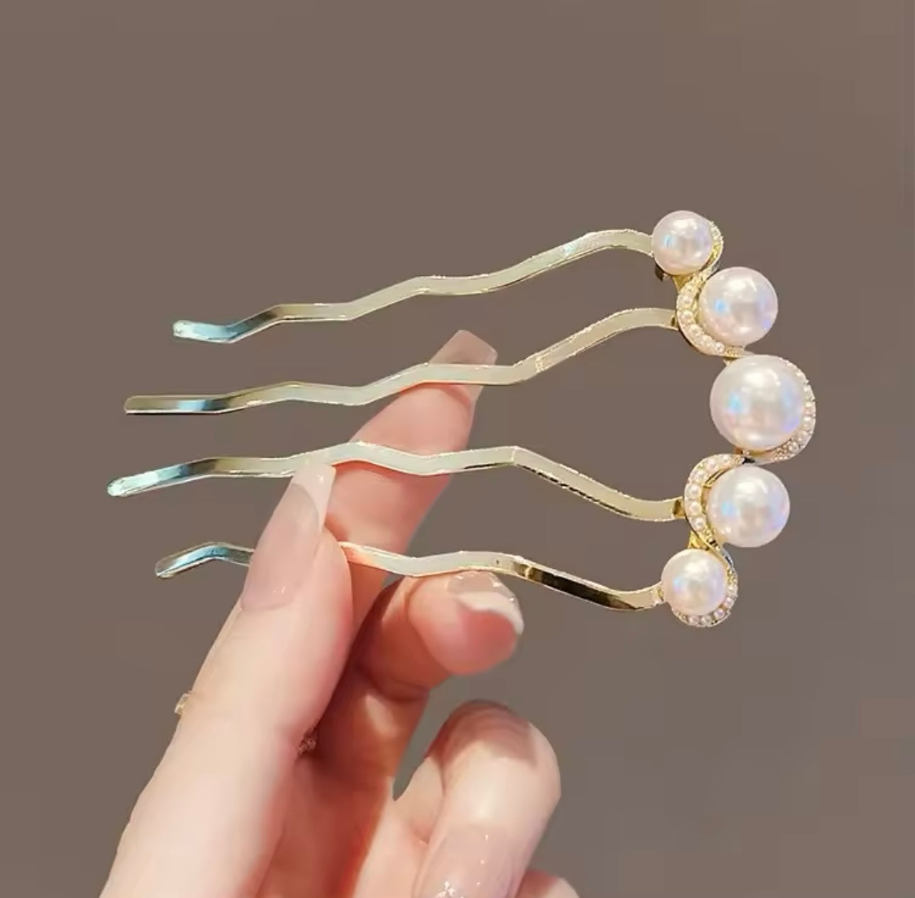 5 Pearl Hair Pin
