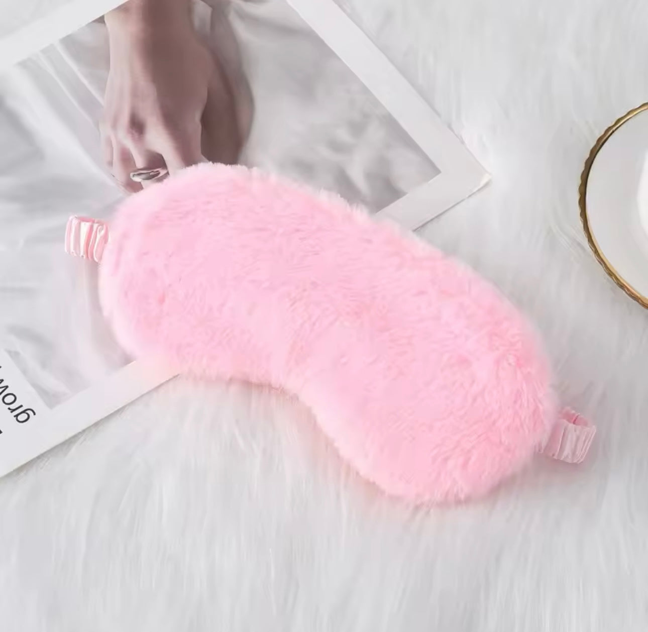 Faux Fur Sleep Mask