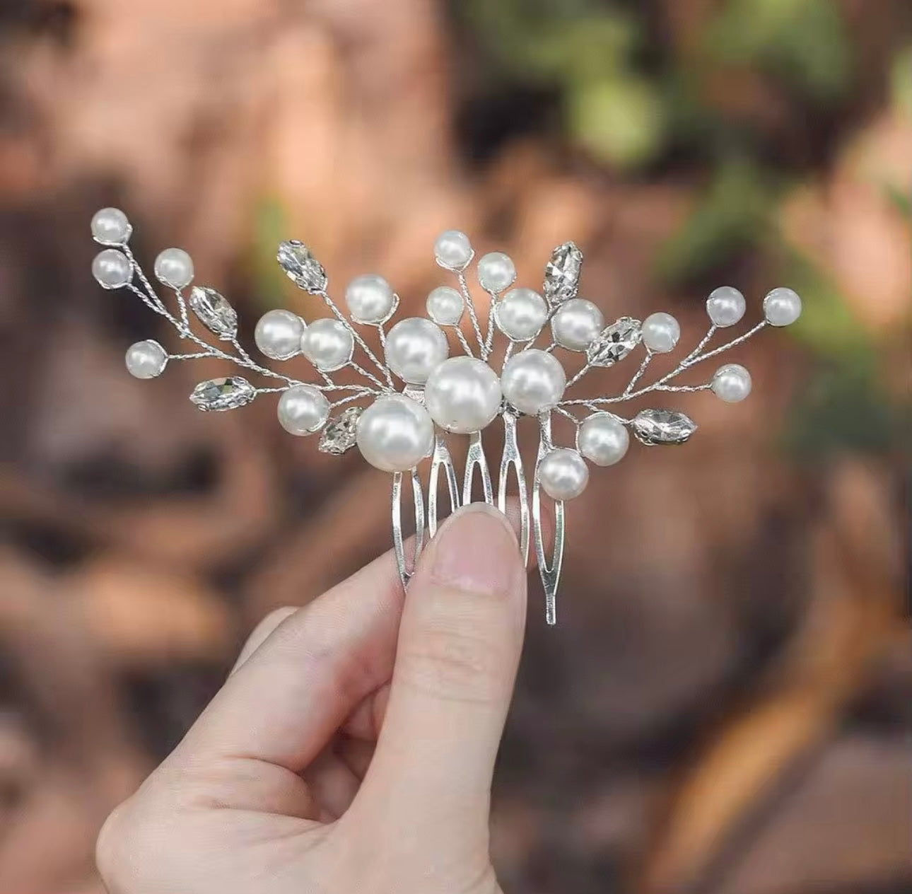 Baby’s Breath Hair Comb