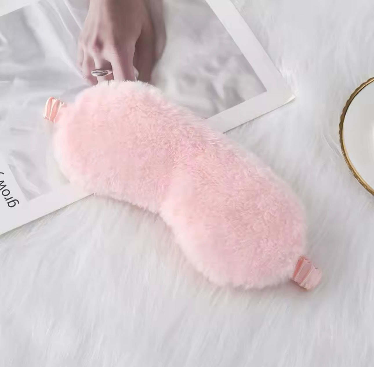 Faux Fur Sleep Mask