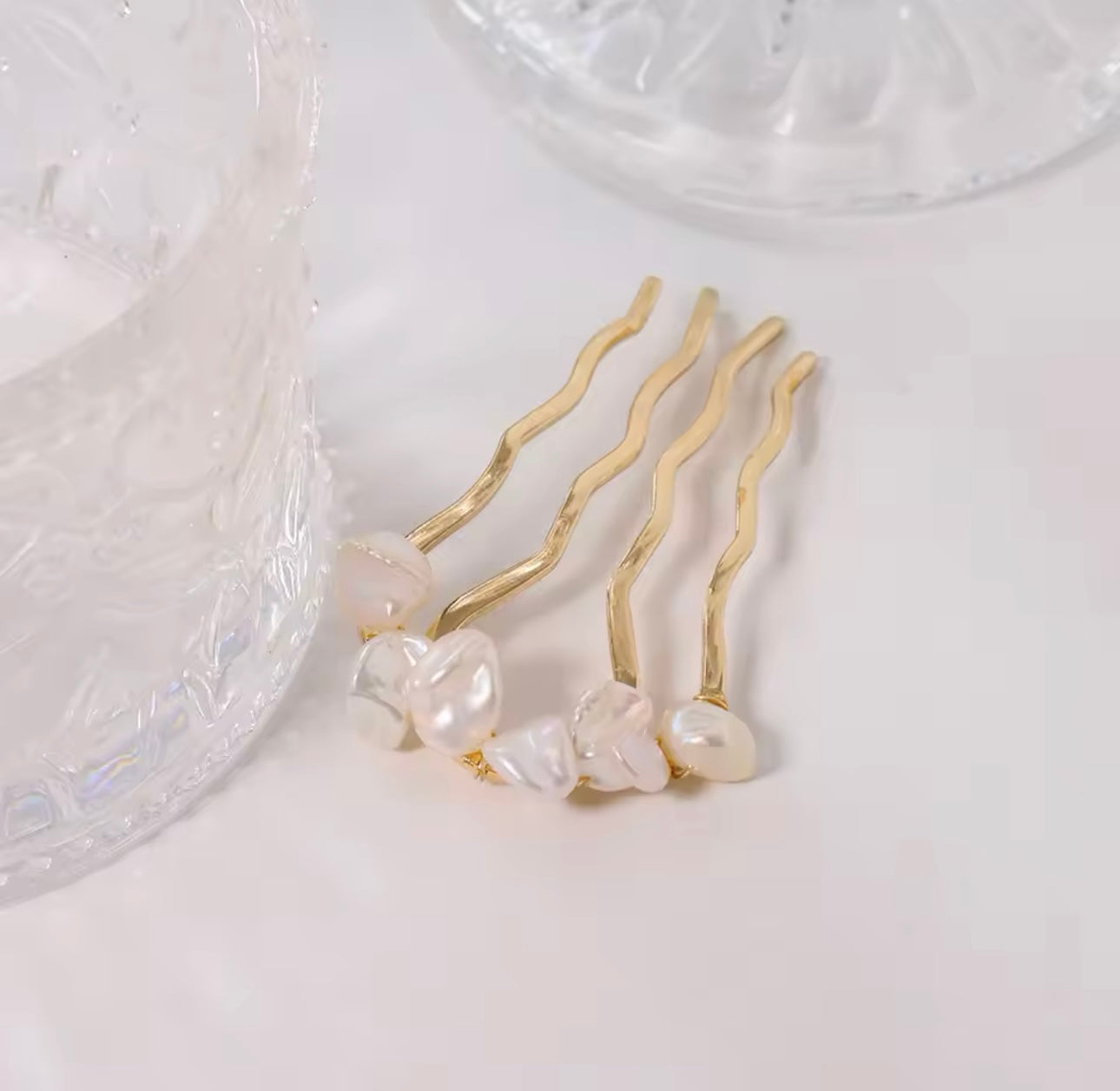 Irregular Pearl Hair Pin