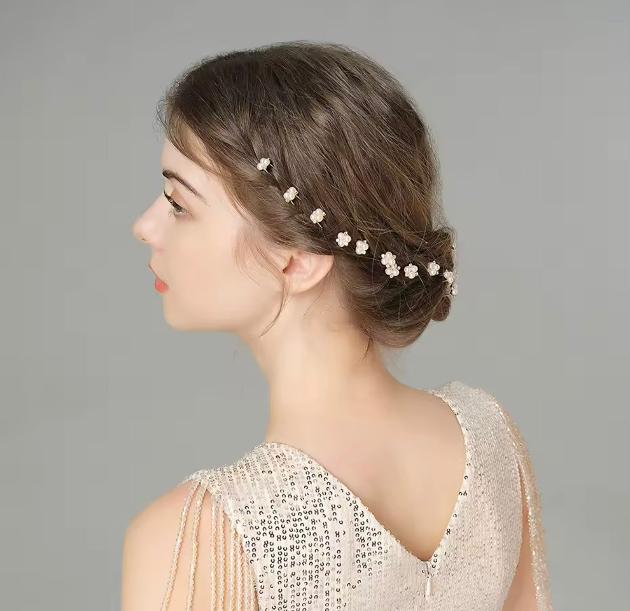 Baby’s Breath Hair Pins (Set of 6)