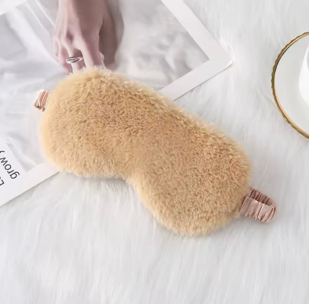 Faux Fur Sleep Mask