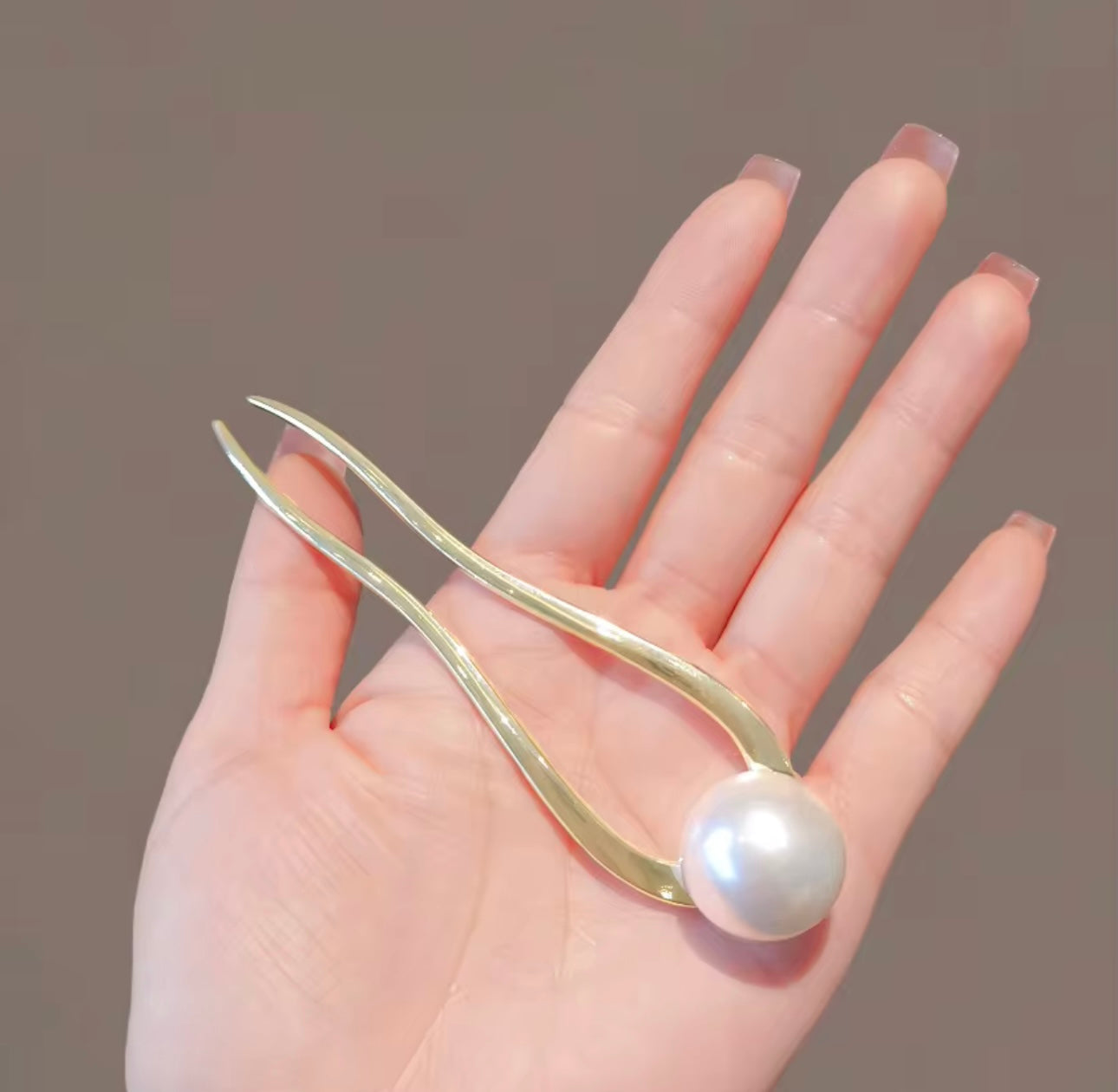 Wave Pearl Hair Pin