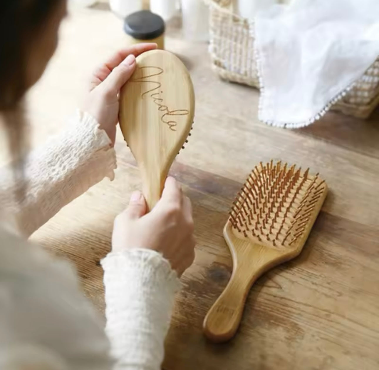 Wooden Hair Brush