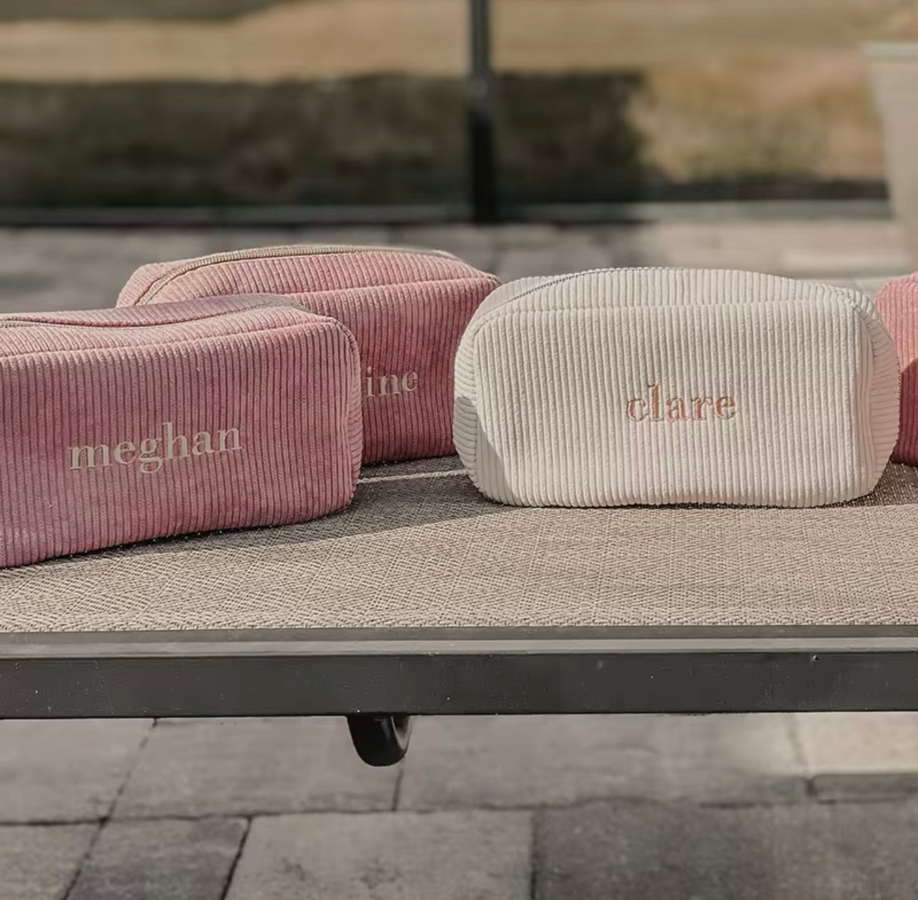 Embroidered Make Up Bag