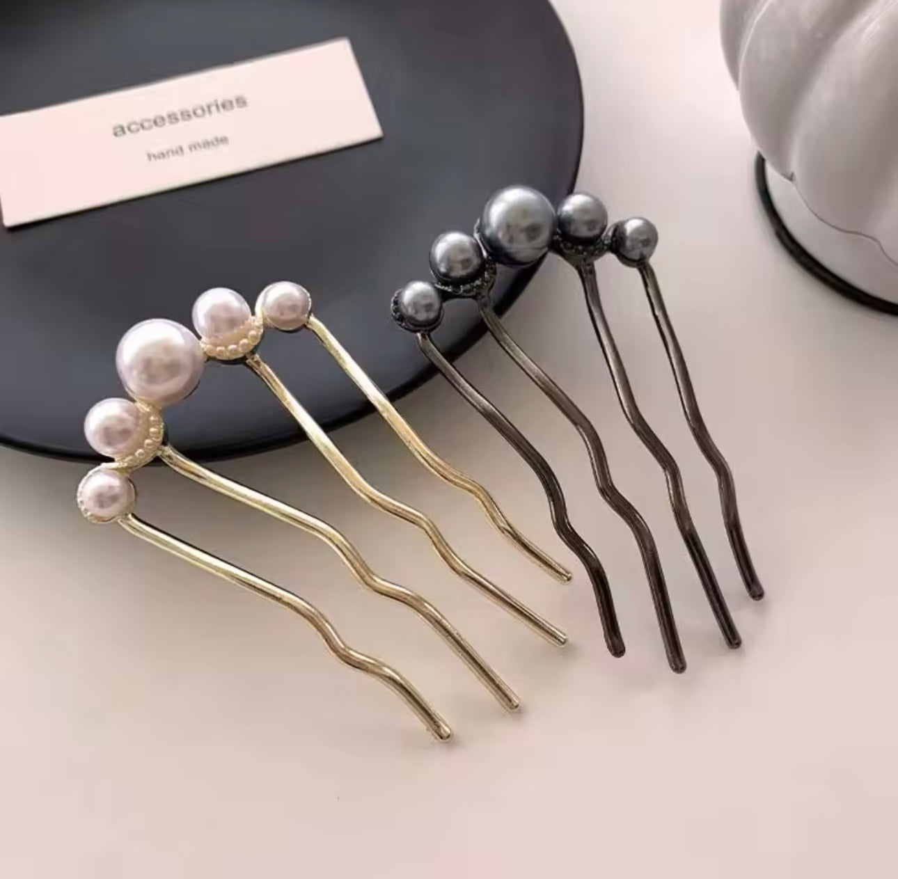5 Pearl Hair Pin