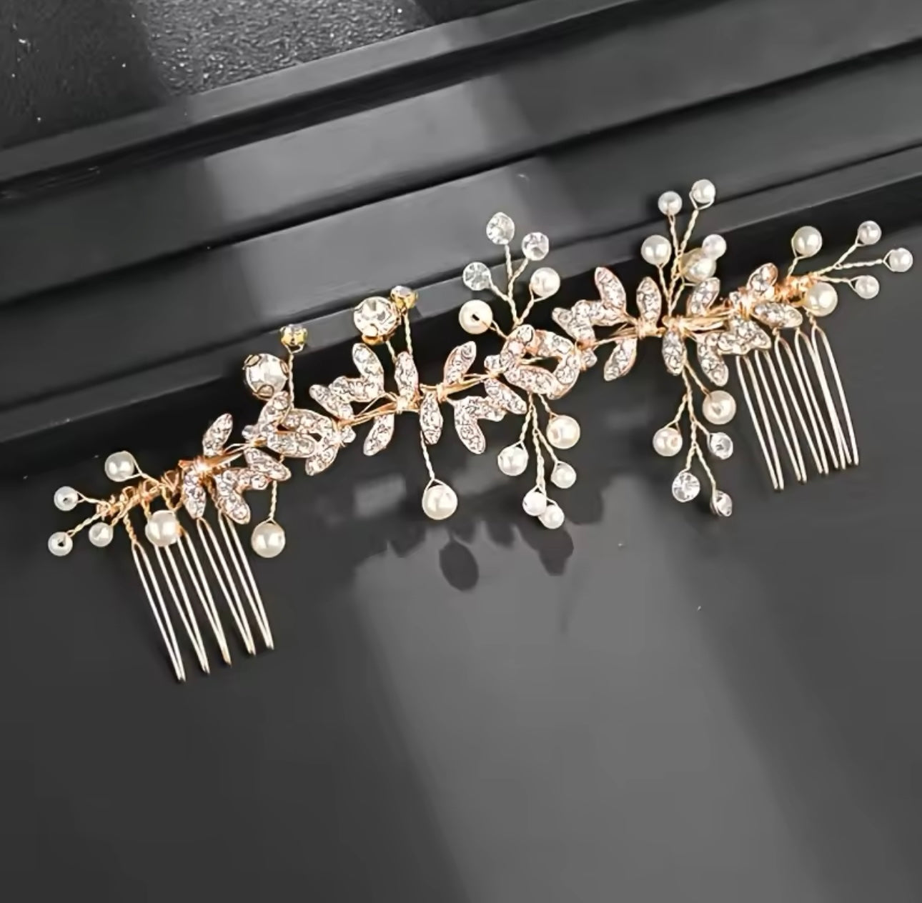 Wild Flower Hair Comb