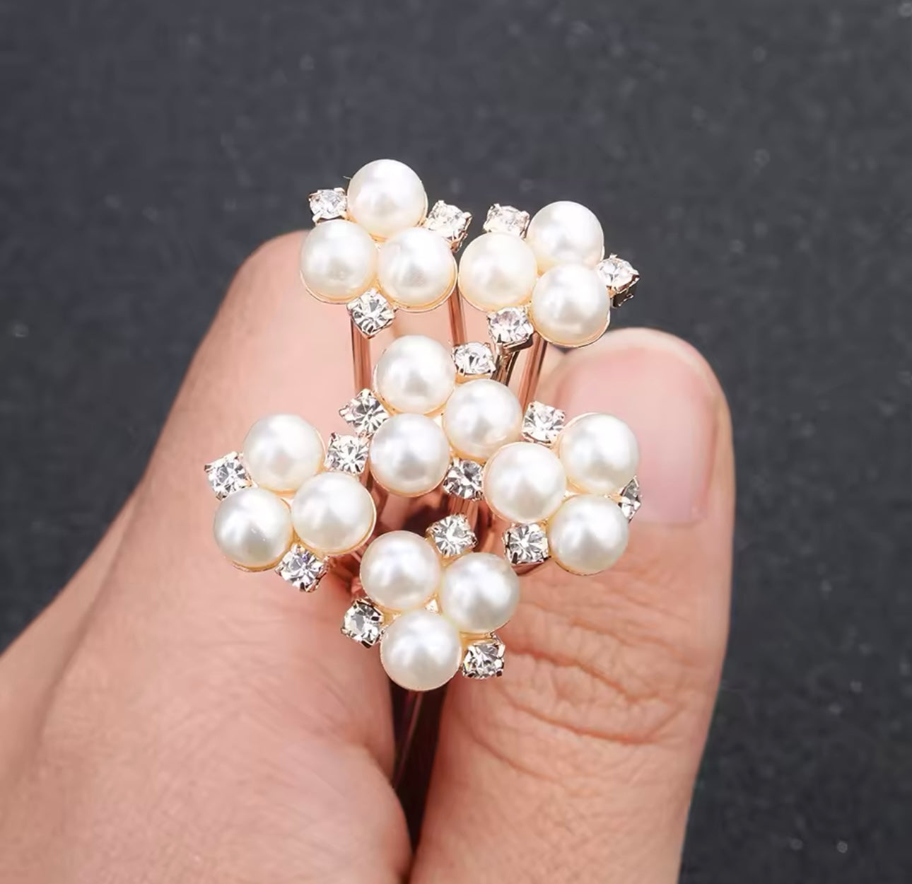 Baby’s Breath Hair Pins (Set of 6)