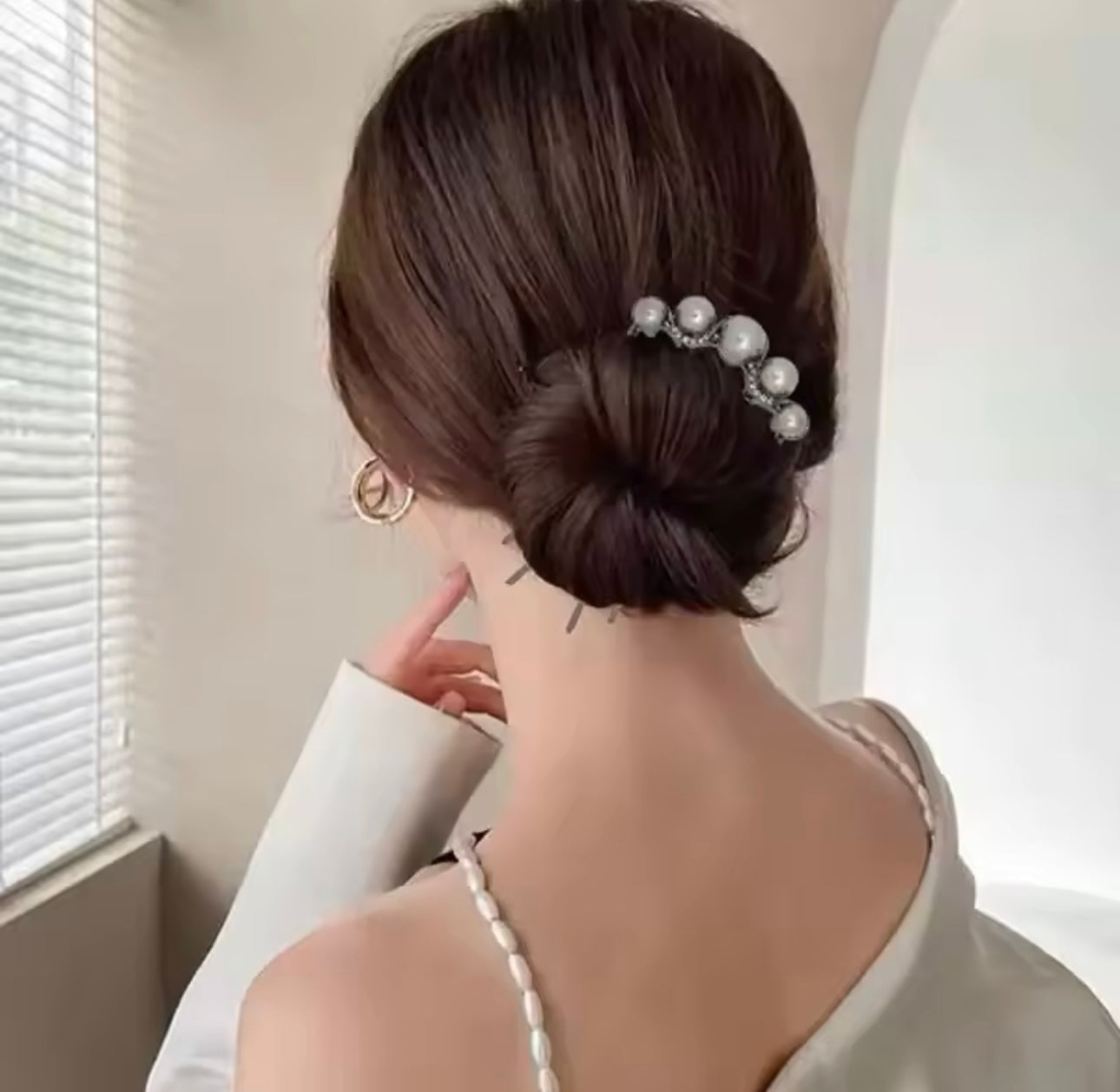 5 Pearl Hair Pin